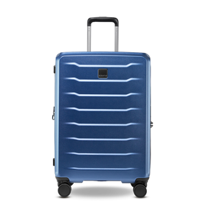 PHOENIX SL Trolley M in Dark Blue: Mittlerer Reisekoffer aus robuster Hartschale in der Frontansicht