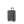 3D-Ansicht schräg von vorne des NeoGo Freestyle Trolleys in Black mit glatter Frontseite für individuelle Werbemittel-Logos