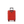 Rückseite des robusten Handgepäck-Koffers in Red aus stoßfestem Polycarbonat/ABS-Material
