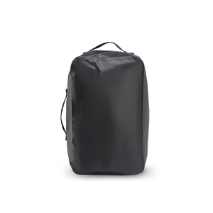 Back of the NeoGo VacPack clothing organiser in Black made of robust, water-repellent nylon