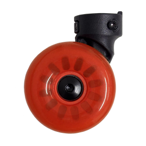2er-Set leise Spinner-Rollen in Redwine (Weinrot) mit Werkzeug für Koffer-Schnellverschluss