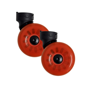 360°-Spinner-Rollen im Set in Weinrot mit SystemONE DirectX™-Schnellverschluss