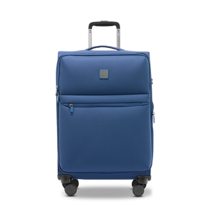 Ultraleichter Weichgepäck Koffer M LITE in blue von vorne – 2,7 kg Reisekoffer mit Stratic Connect™ NFC-Chip
