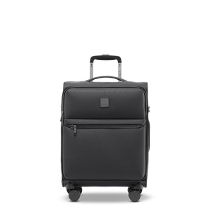 Ultraleichter Weichgepäck Koffer S LITE in black von vorne – 2,2 kg Handgepäck mit Stratic Connect™ NFC-Chip