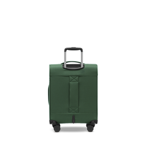 Rückansicht des Weichgepäck Reisekoffers LITE S in dark green mit stabilem PlexCore™ Tragrahmen-System