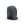 Schräge Ansicht des strapazierfähigen grauen Tagesrucksacks aus hochfestem Nylon mit seitlichen Außentaschen
