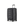 Schräge Frontansicht des Stratic Novium ML Koffers in Größe M in Black mit integrierter Vortasche für schnellen Zugriff