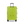 Rückansicht des NOVIUM SL Trolley L in Lime Green mit Fokus auf das verstärkte Design und die leichtgängigen Doppelrollen