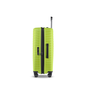 Seitenansicht des NOVIUM SL Trolley M mit integriertem TSA-Zahlenschloss