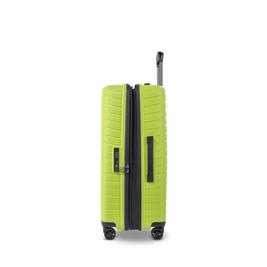 Seitenansicht des NOVIUM SL Trolley M mit integrierter Lost & Found Funtkion Stratic Connect