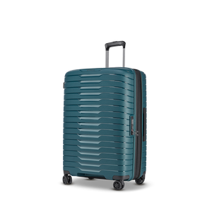 Frontansicht des NOVIUM SL Trolley M in Petrol - perfekt für eine Woche Ulraub