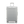 Premium-Aluminium-Trolley PHOENIX ALU in Silver, Größe M – Frontansicht des hochwertigen Koffers mit smarter Technologie und robuster Rillenstruktur
