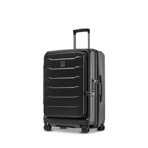 Mittlerer Hartschalenkoffer in Black mit leichtläufigen Rollen
