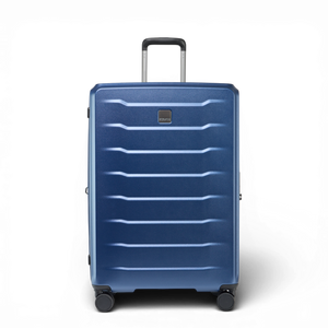 Großer PHOENIX SL Trolley L in Dark Blue in der Frontansicht – robuster XXL Hartschalenkoffer