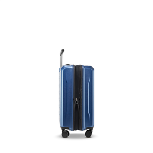 Seitenansicht des PHOENIX SL Trolley S in Dark Blue mit Dehnfalte zur Volumenerweiterung