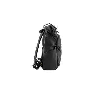 STRATIC Vibe Daily Backpack noir, vue de l'autre côté – Bâche résistante aux intempéries