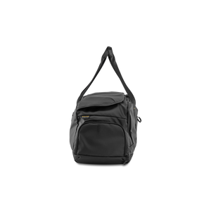 STRATIC Vibe Duffle Bag L noir, vue latérale avec compartiment zippé pratique