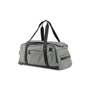 STRATIC Vibe Duffle Bag L gris, vue de face de biais – Sac de voyage sportif pour les courts séjours