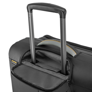 STRATIC Vibe Trolley S czarna, szczegół – wysunięta rączka teleskopowa z lekkiego aluminium