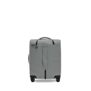STRATIC Vibe Trolley S szara, tył – wodoodpychająca walizka podręczna ze wzmocnioną ochroną