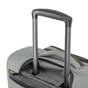 STRATIC Vibe Trolley S szara, szczegół – wysunięta rączka teleskopowa z lekkiego aluminium
