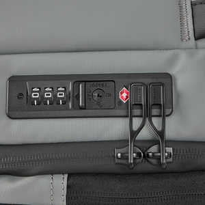 STRATIC Vibe Trolley S szara, szczegół – zintegrowany zamek TSA do bezpiecznych podróży do USA