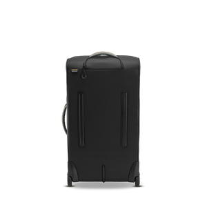 Sac à roulettes STRATIC Vibe noir, face arrière – Trolley de voyage robuste en matériau résistant