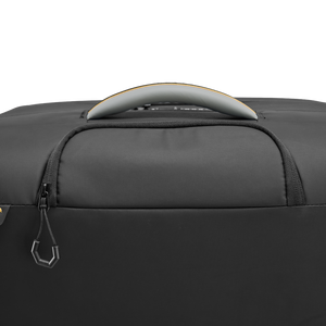 STRATIC Vibe Wheeled travel bag noir, détail – Poignée télescopique rangée dans le compartiment zippé