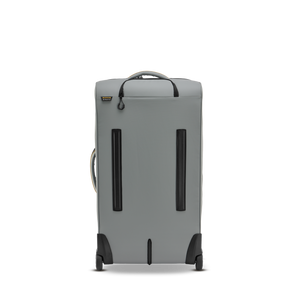 Sac à roulettes STRATIC Vibe gris, face arrière – Trolley de voyage robuste en matériau résistant