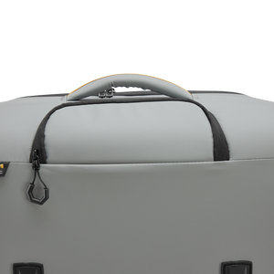STRATIC Vibe Wheeled travel bag gris, détail – Poignée télescopique rangée dans le compartiment zippé